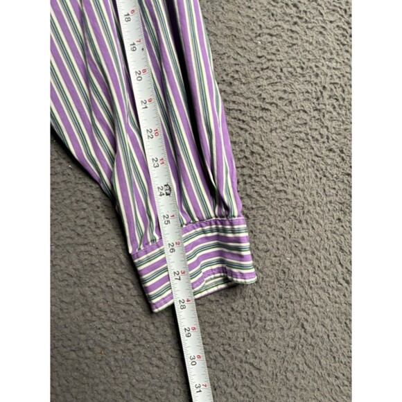 Ralph Lauren Shirt Mens 2XL Blake Button Down Long Sleeve Stripe Dress Casual - Picture 7 of 11